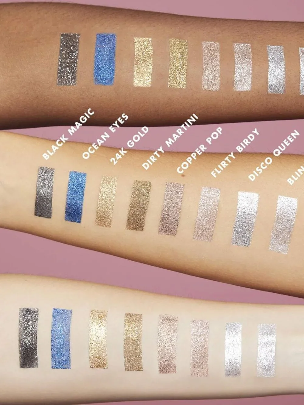 e.l.f. Cosmetics Liquid Glitter Eyeshadow Ocean Eyes - Deep royal blue. New